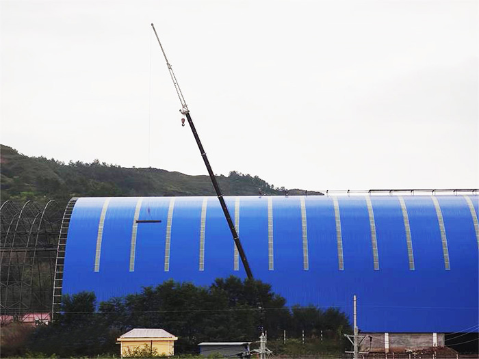 嘉峪关煤棚网架工程
